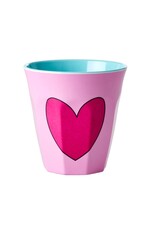 Rice Melamine cup Pink Hart