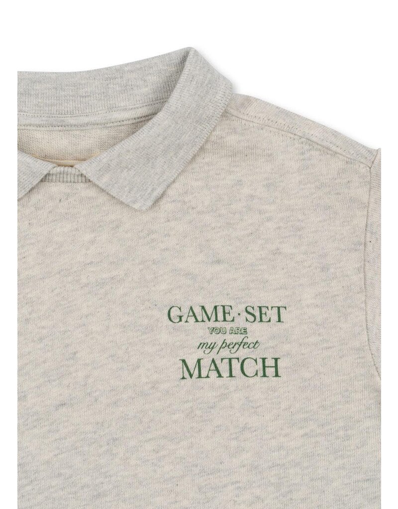 Konges Sløjd Spotty Polo Off White Melange