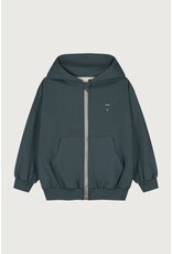 Gray Label Hooded Cardigan Blue Grey