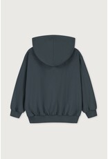 Gray Label Hooded Cardigan Blue Grey