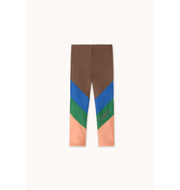 Tinycottons Color Block Leggings Dark Brown