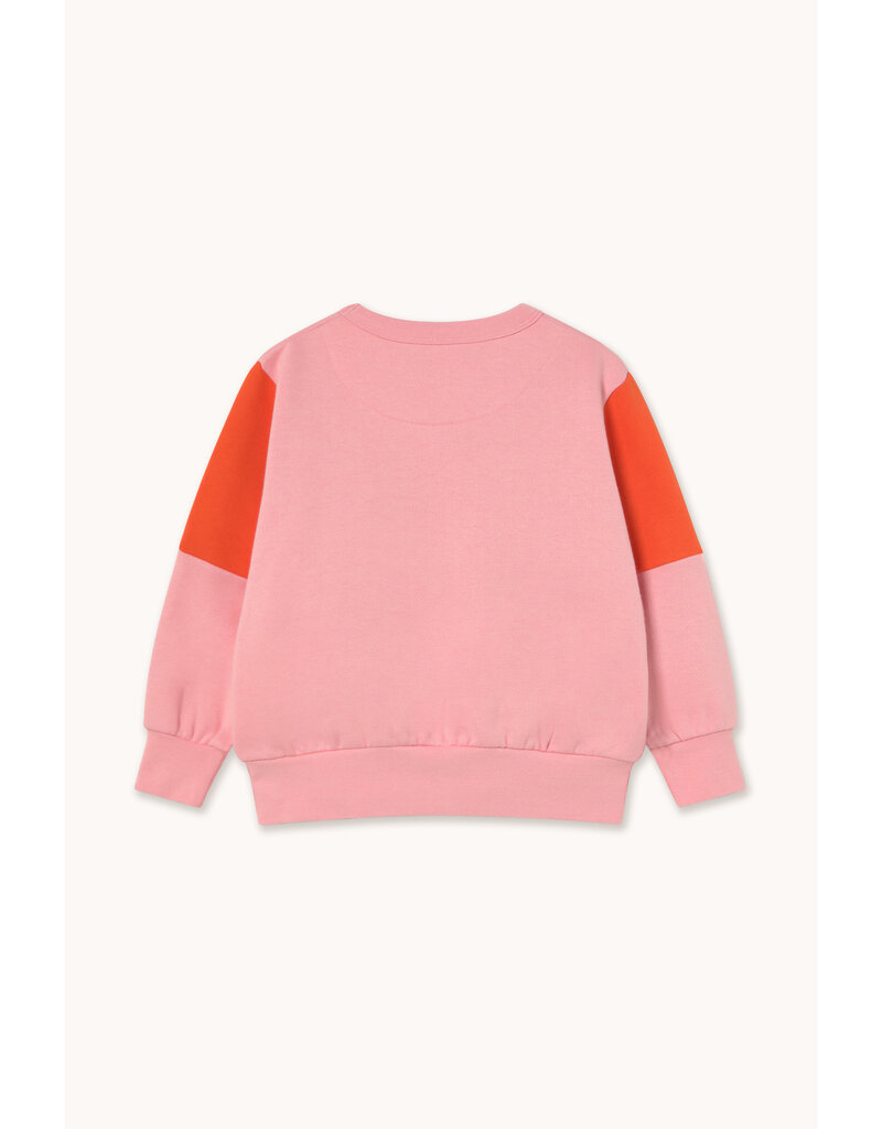 Tinycottons Tiny Color Block Sweatshirt Pink