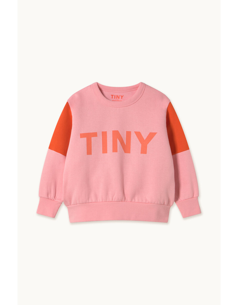 Tinycottons Tiny Color Block Sweatshirt Pink