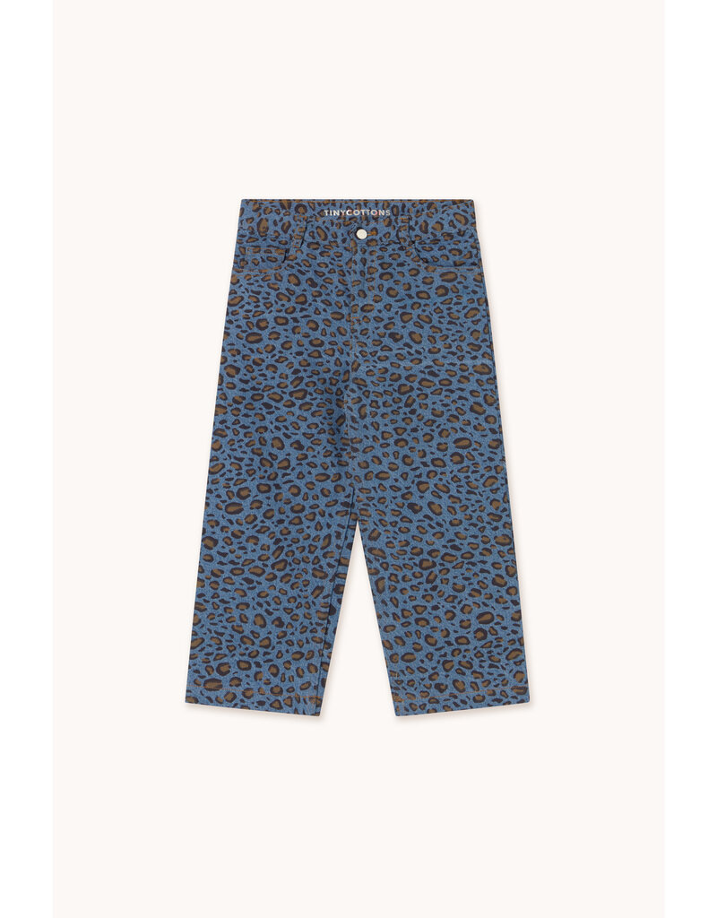 Tinycottons Animal Print Jeans Dark Blue