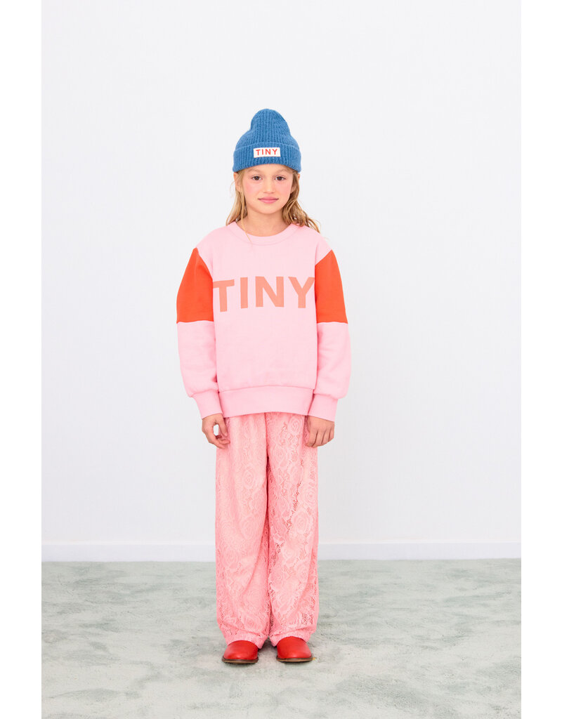Tinycottons Tiny Color Block Sweatshirt Pink