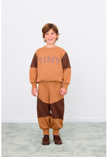 Tinycottons Tiny Color Block Sweatshirt Light Brown