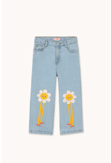 Tinycottons Daisies Jeans  light blue denim
