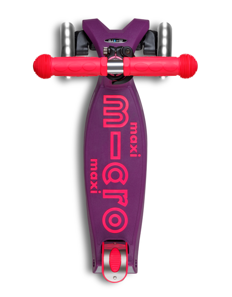 Micro Step Maxi Micro inklapbaar LED paars roze Neon