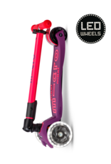 Micro Step Maxi Micro inklapbaar LED paars roze Neon