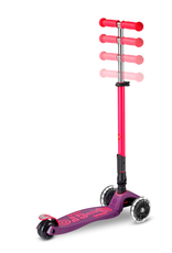 Micro Step Maxi Micro inklapbaar LED paars roze Neon