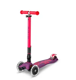 Micro Step Maxi Micro inklapbaar LED paars roze Neon