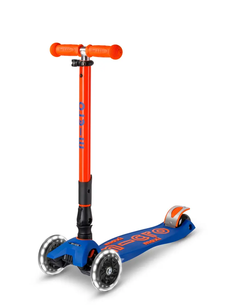 Micro Step Maxi Micro inklapbaar LED blauw oranje Neon