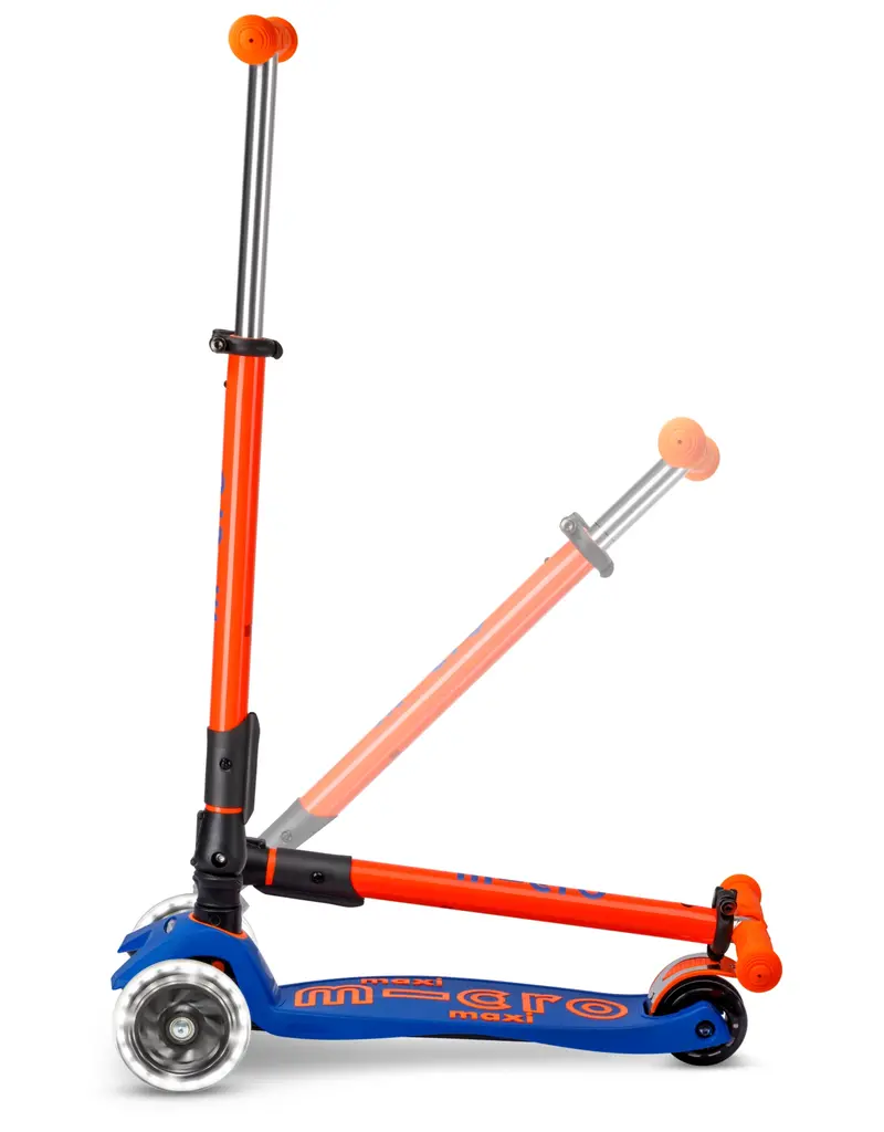 Micro Step Maxi Micro inklapbaar LED blauw oranje Neon