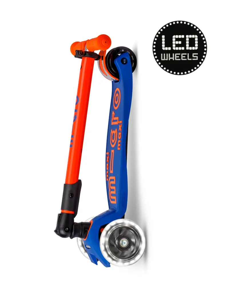 Micro Step Maxi Micro inklapbaar LED blauw oranje Neon