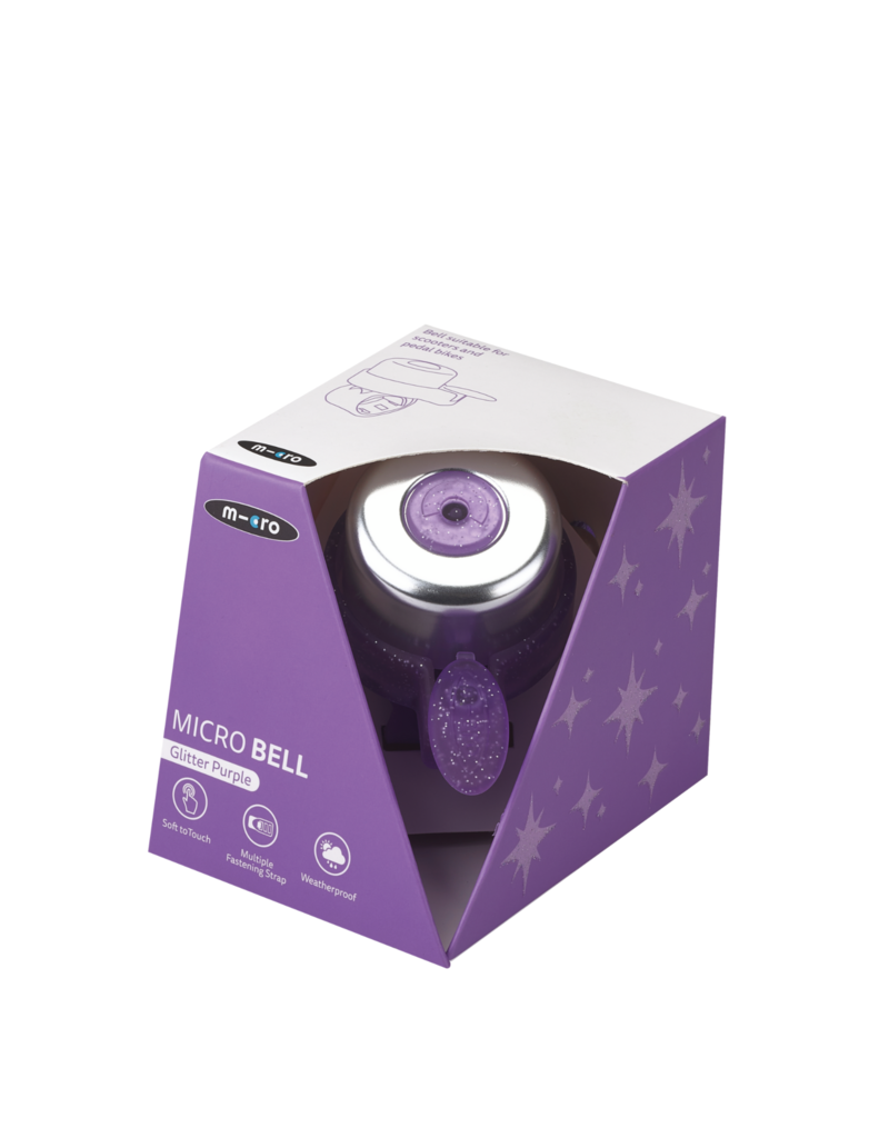 Micro Step Micro bel glitter paars