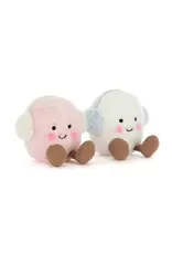 Jellycat Amuseables Toastie Pink and White Marshmallows