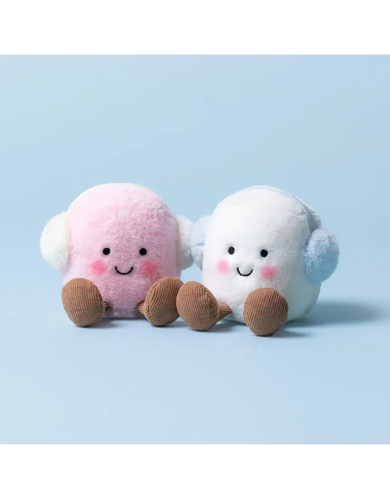 Jellycat Amuseables Toastie Pink and White Marshmallows