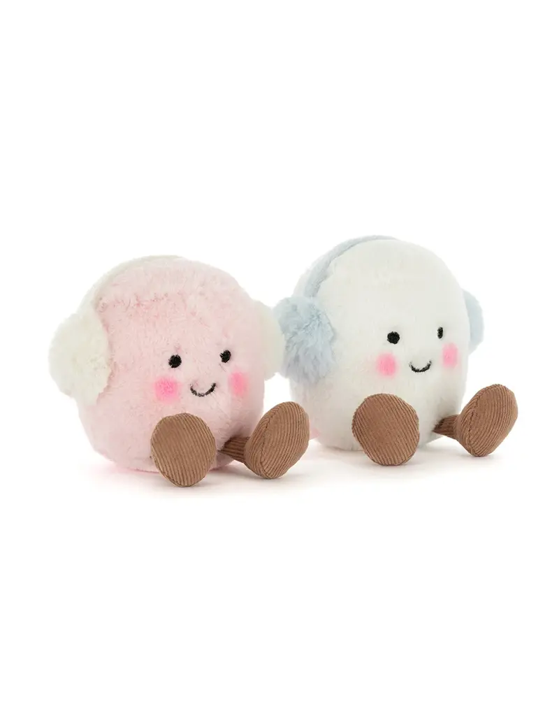 Jellycat Amuseables Toastie Pink and White Marshmallows