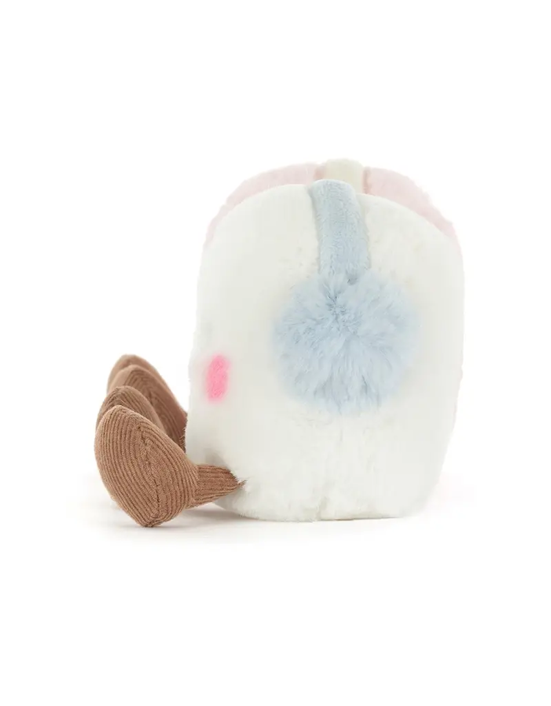 Jellycat Amuseables Toastie Pink and White Marshmallows
