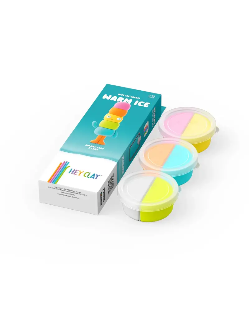 HeyClay Nice Ice Cream, Warm Ice - 3 cans