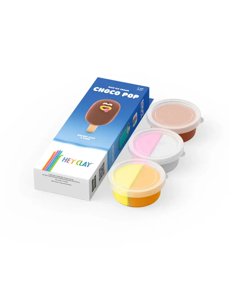 HeyClay Nice Ice Cream, Choco Pop - 3 cans