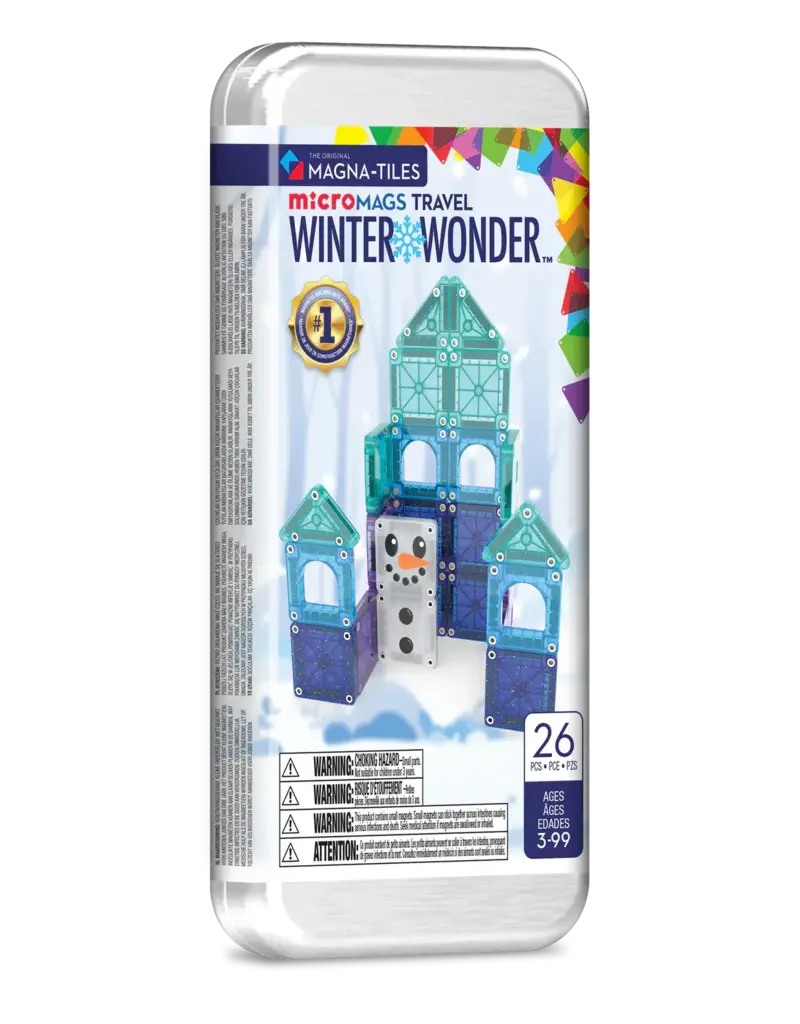 MAGNA-TILES Winter Wonder 26-piece Travel Set