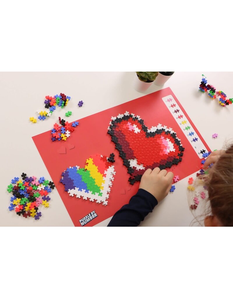 Plus Plus Puzzle by Number hart Plus-Plus: 250 stuks