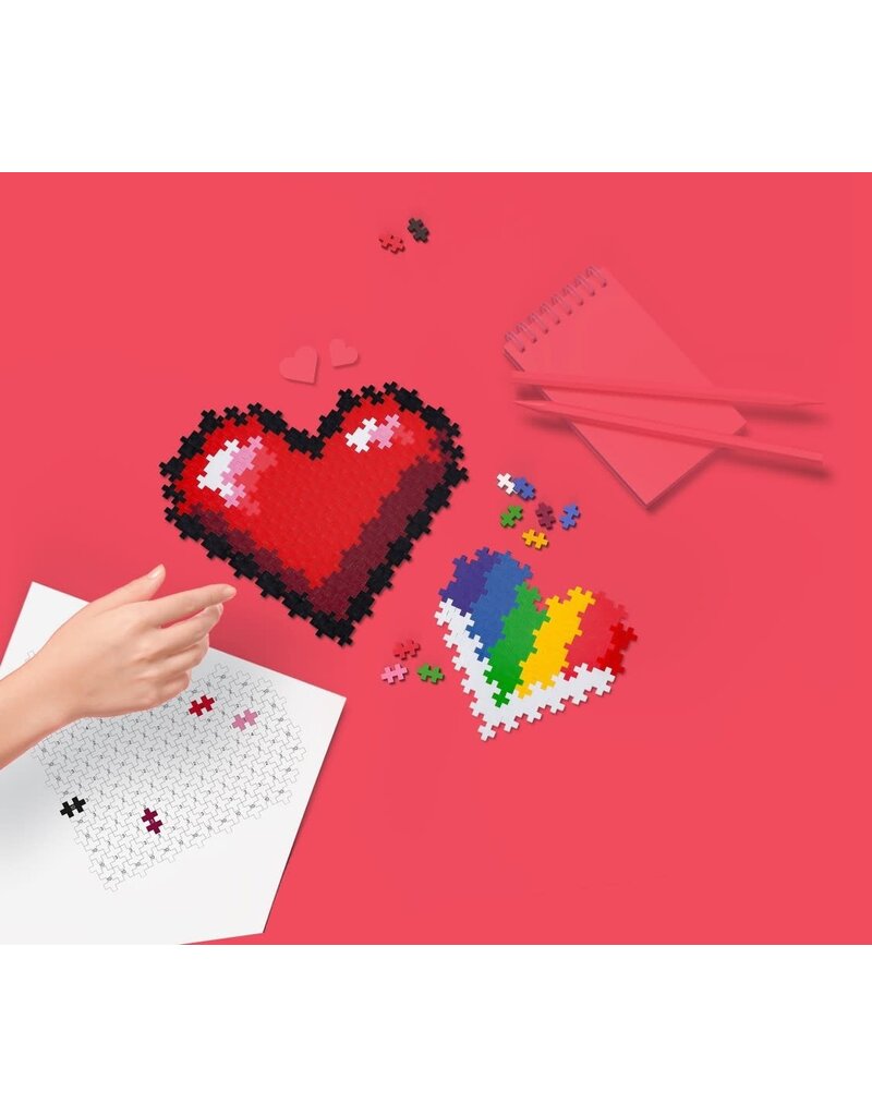 Plus Plus Puzzle by Number hart Plus-Plus: 250 stuks