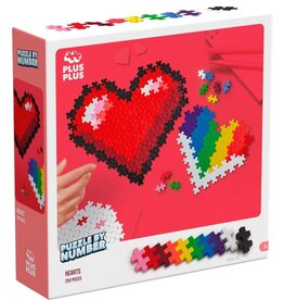 Plus Plus Puzzle by Number hart Plus-Plus: 250 stuks