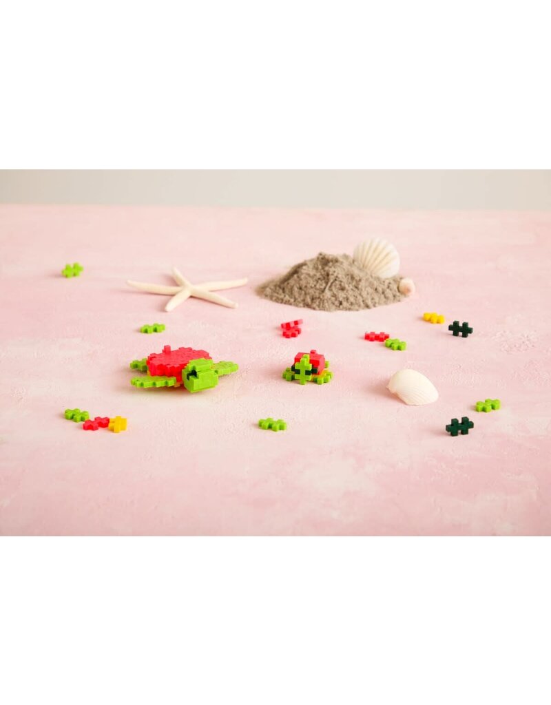 Plus Plus Zeeschildpand: 100 stuks Tube