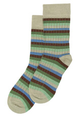 minipop Bamboo Multi Stripe Socks Green