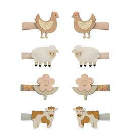 Mimi & Lula Farm Animal Mini Clips