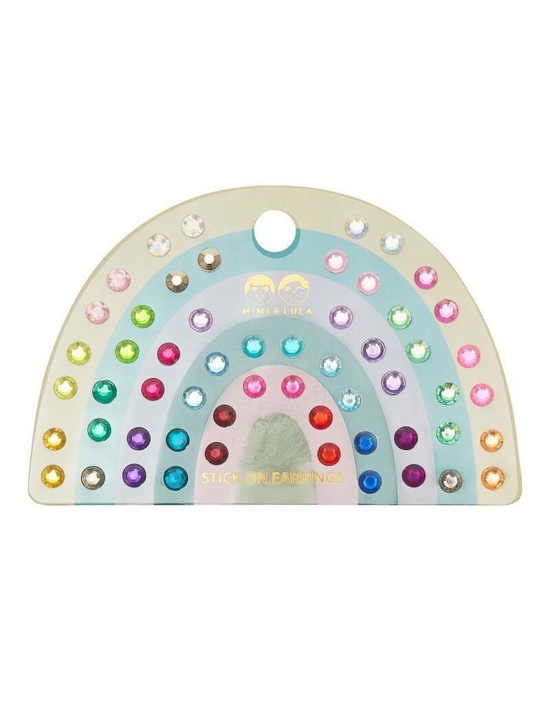 Mimi & Lula Bright Gem Stick on Earrings