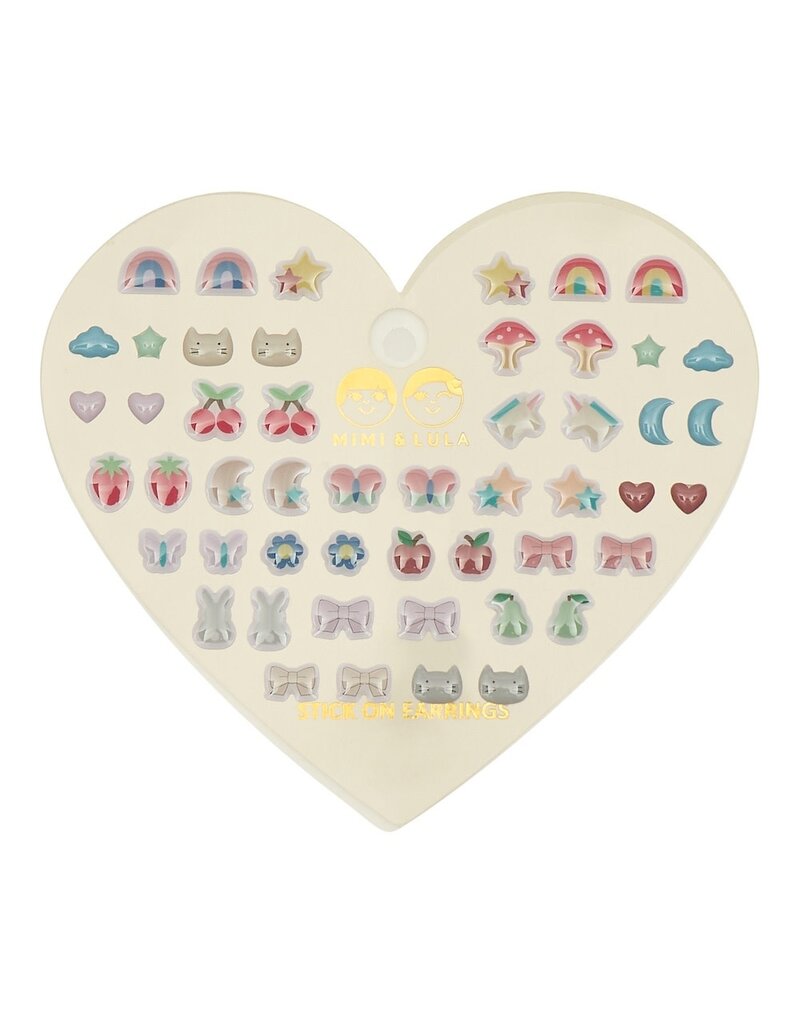 Mimi & Lula Mixed Novelty Stick on Earrings