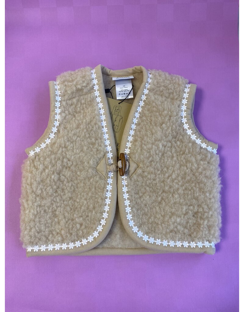 We Are Wovens Bodywarmer Flower Latte