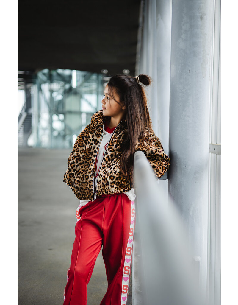 Salty Stitch Salty Track Pants Red