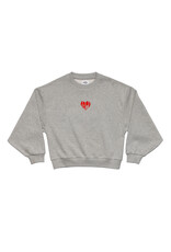 Salty Stitch Salty Sweater Heart Grey