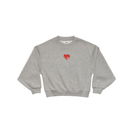 Salty Stitch Salty Sweater Heart Grey