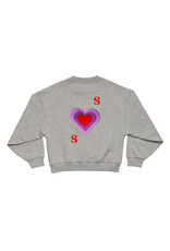 Salty Stitch Salty Sweater Heart Grey