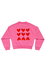 Salty Stitch Salty Sweater Hearts Pink