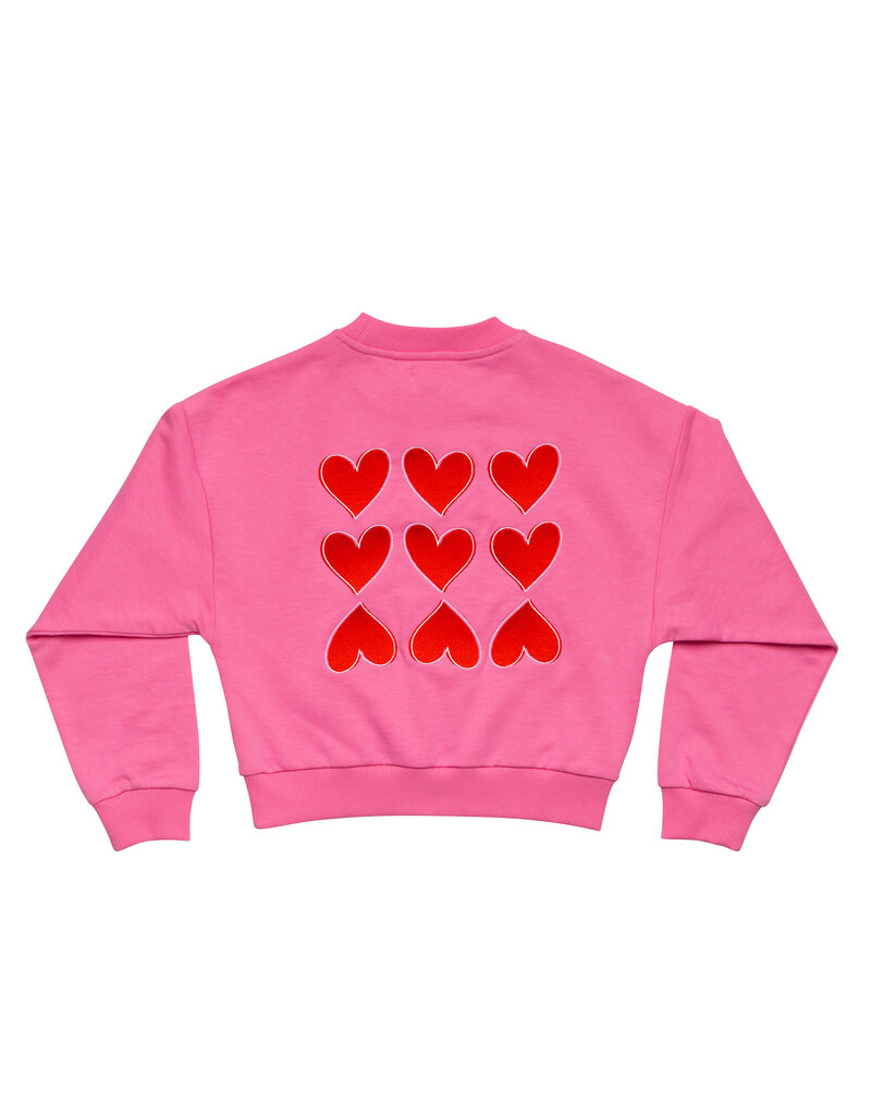 Salty Stitch Salty Sweater Hearts Pink