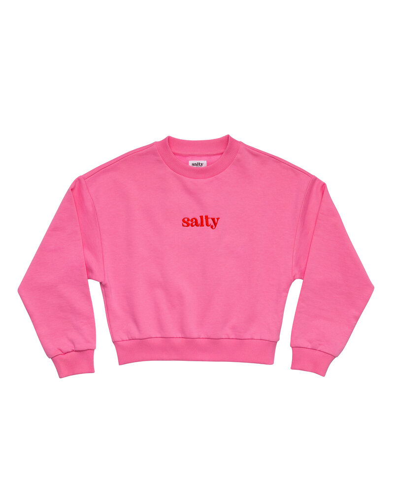 Salty Stitch Salty Sweater Hearts Pink