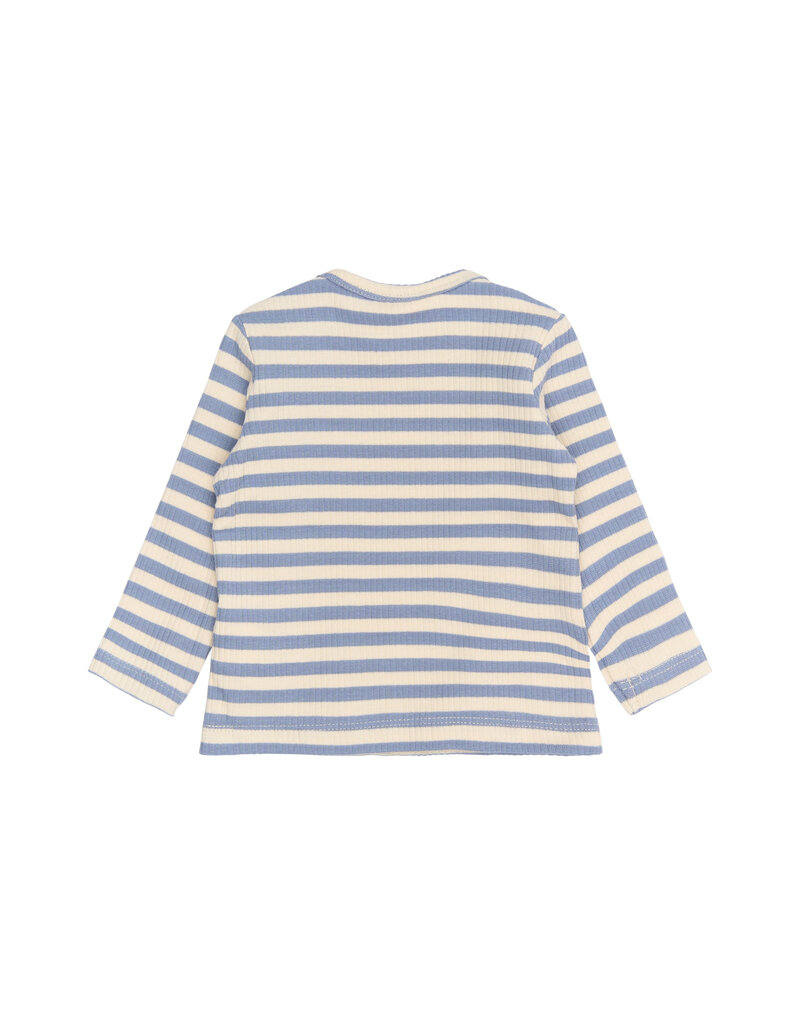 The New Fro Rib Tee Tempest Striped