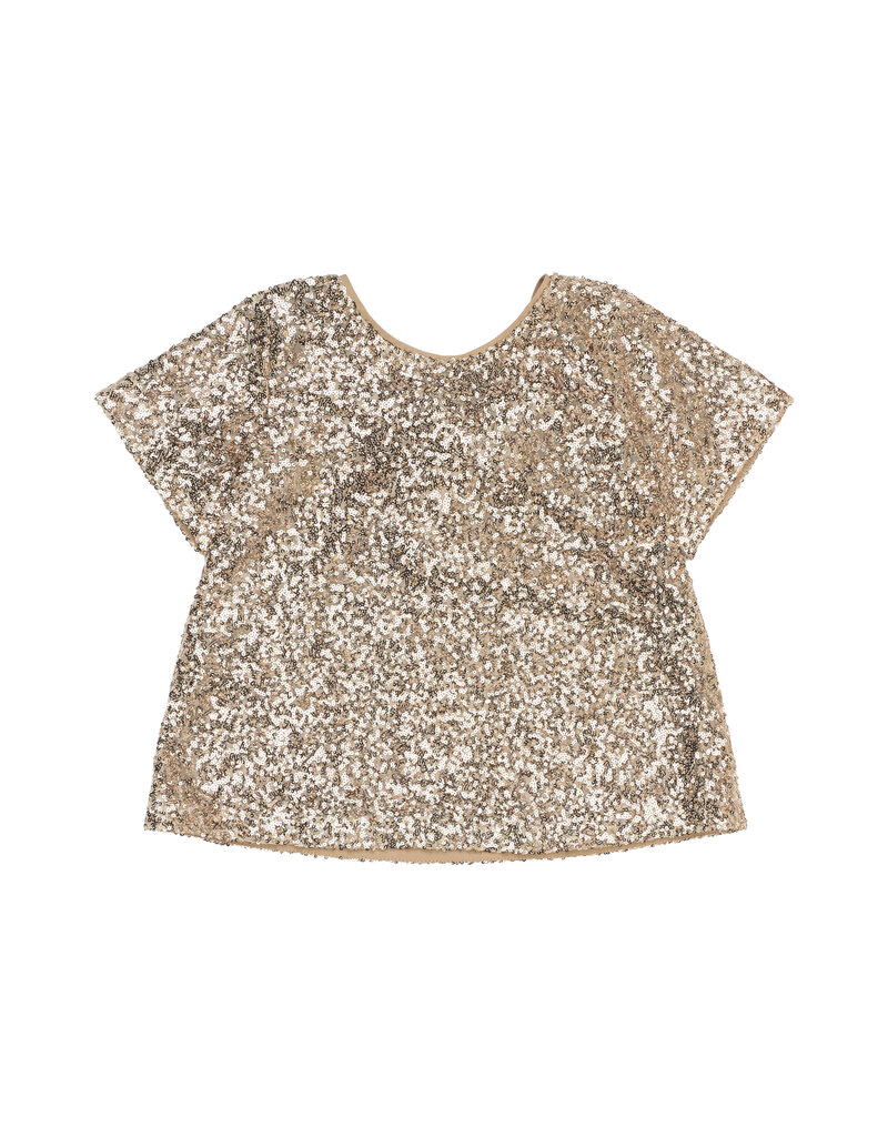 The New Rupa Sequin top Gold