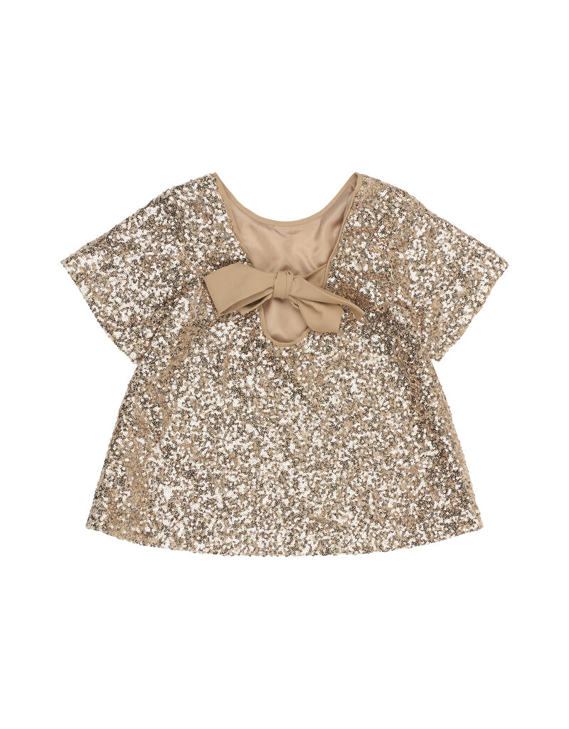 The New Rupa Sequin top Gold