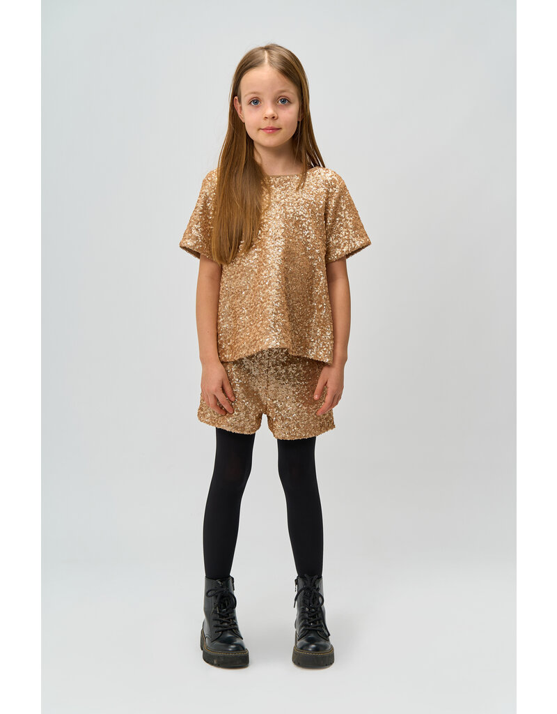 The New Rupa Sequin top Gold