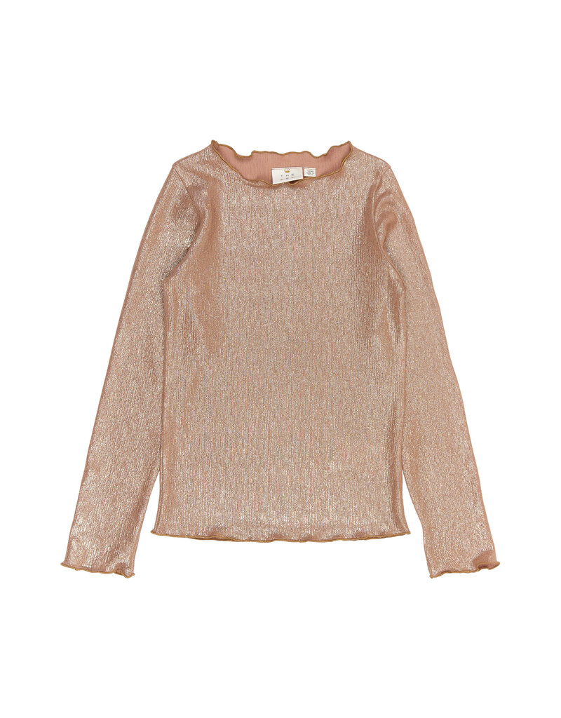 The New Rosalind Glitter Tee Gold