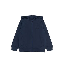The New Reza Zip Hoodie Navy Blazer
