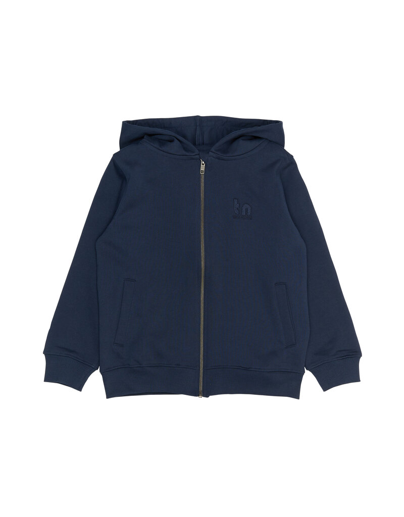 The New Reza Zip Hoodie Navy Blazer