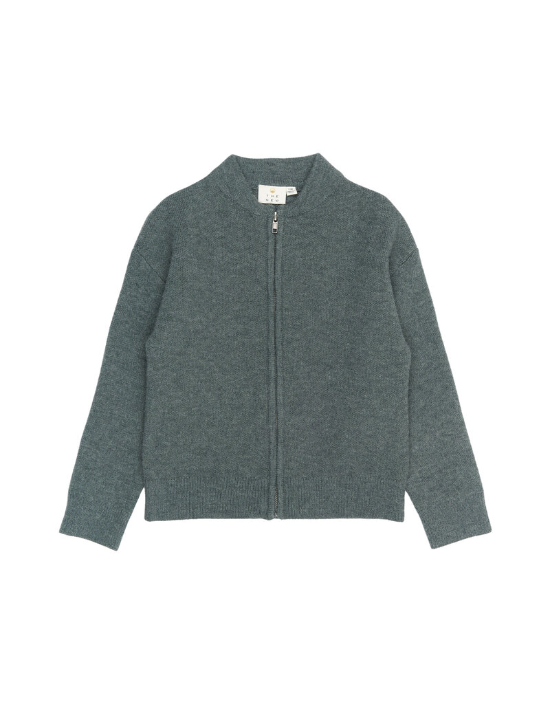 The New Rolland Knit Cardigan Blue Melange